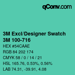 Farbcode: 3M Excl/Designer Swatch - 3M 100-716 | qconv.com