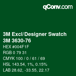 カラーコード: 3M Excl/Designer Swatch - 3M 3630-76 | qconv.com