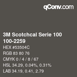 Farbcode: 3M Scotchcal Serie 100 - 100-2259 | qconv.com