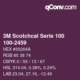 Farbcode: 3M Scotchcal Serie 100 - 100-2459 | qconv.com