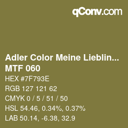 カラーコード: Adler Color Meine Lieblingsfarbe - MTF 060 | qconv.com
