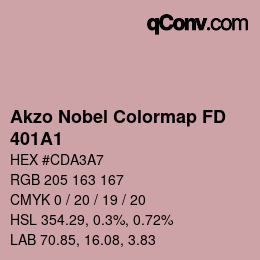Código de color: Akzo Nobel Colormap FD - 401A1 | qconv.com