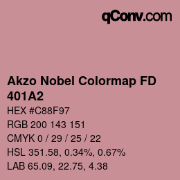 Code couleur: Akzo Nobel Colormap FD - 401A2 | qconv.com