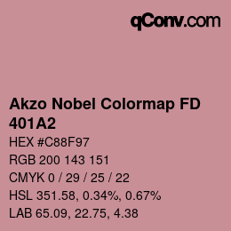 カラーコード: Akzo Nobel Colormap FD - 401A2 | qconv.com