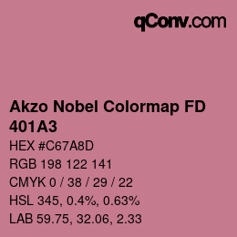 Code couleur: Akzo Nobel Colormap FD - 401A3 | qconv.com