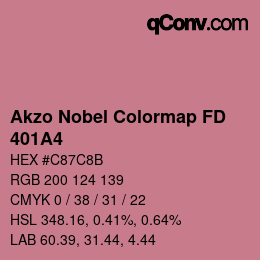 Farbcode: Akzo Nobel Colormap FD - 401A4 | qconv.com