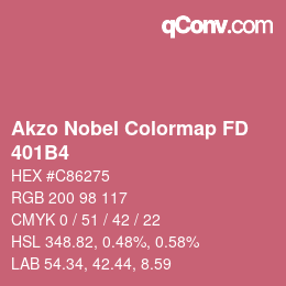 Código de color: Akzo Nobel Colormap FD - 401B4 | qconv.com