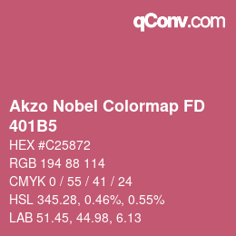 Farbcode: Akzo Nobel Colormap FD - 401B5 | qconv.com