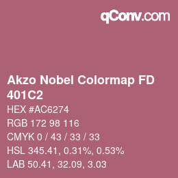 カラーコード: Akzo Nobel Colormap FD - 401C2 | qconv.com