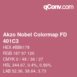 Código de color: Akzo Nobel Colormap FD - 401C3 | qconv.com