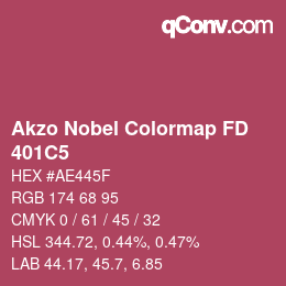 Farbcode: Akzo Nobel Colormap FD - 401C5 | qconv.com