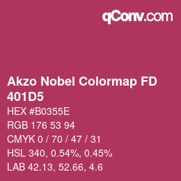 Código de color: Akzo Nobel Colormap FD - 401D5 | qconv.com