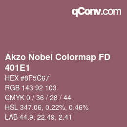 カラーコード: Akzo Nobel Colormap FD - 401E1 | qconv.com