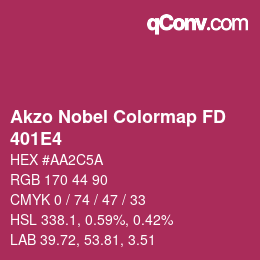 Código de color: Akzo Nobel Colormap FD - 401E4 | qconv.com