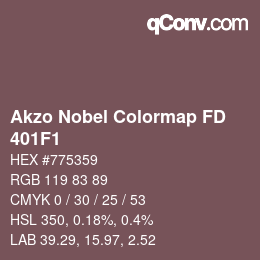 Farbcode: Akzo Nobel Colormap FD - 401F1 | qconv.com