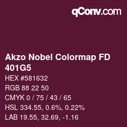 Farbcode: Akzo Nobel Colormap FD - 401G5 | qconv.com