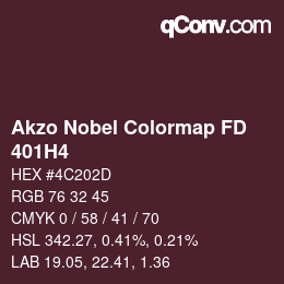 Farbcode: Akzo Nobel Colormap FD - 401H4 | qconv.com