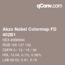 Código de color: Akzo Nobel Colormap FD - 402B1 | qconv.com