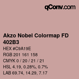 Código de color: Akzo Nobel Colormap FD - 402B3 | qconv.com