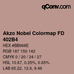 Code couleur: Akzo Nobel Colormap FD - 402B4 | qconv.com
