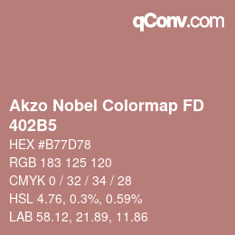 Code couleur: Akzo Nobel Colormap FD - 402B5 | qconv.com