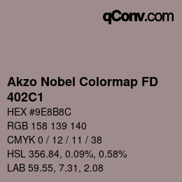 Color code: Akzo Nobel Colormap FD - 402C1 | qconv.com