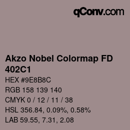 Code couleur: Akzo Nobel Colormap FD - 402C1 | qconv.com