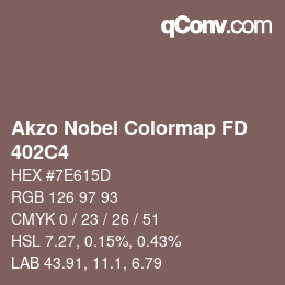 Color code: Akzo Nobel Colormap FD - 402C4 | qconv.com