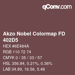 Code couleur: Akzo Nobel Colormap FD - 402D5 | qconv.com