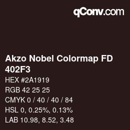 Color code: Akzo Nobel Colormap FD - 402F3 | qconv.com