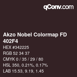 Color code: Akzo Nobel Colormap FD - 402F4 | qconv.com