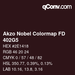 Color code: Akzo Nobel Colormap FD - 402G5 | qconv.com