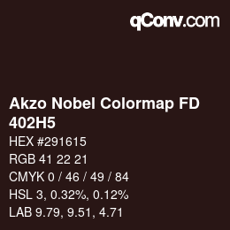 Color code: Akzo Nobel Colormap FD - 402H5 | qconv.com