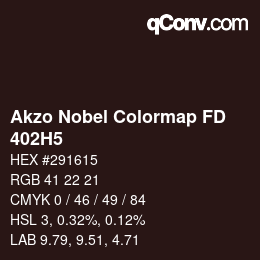 Code couleur: Akzo Nobel Colormap FD - 402H5 | qconv.com