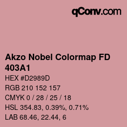 Código de color: Akzo Nobel Colormap FD - 403A1 | qconv.com