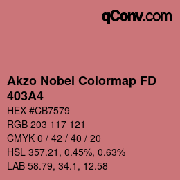 Code couleur: Akzo Nobel Colormap FD - 403A4 | qconv.com