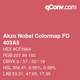 Código de color: Akzo Nobel Colormap FD - 403A5 | qconv.com