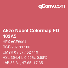 Código de color: Akzo Nobel Colormap FD - 403A5 | qconv.com