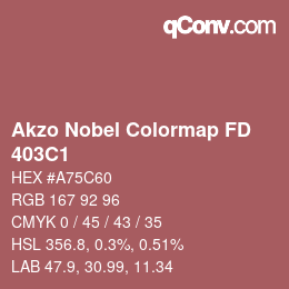 Farbcode: Akzo Nobel Colormap FD - 403C1 | qconv.com