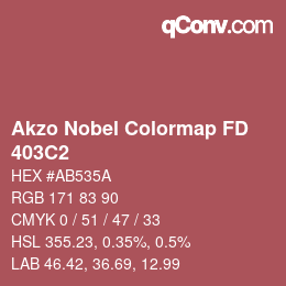 カラーコード: Akzo Nobel Colormap FD - 403C2 | qconv.com