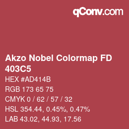 Farbcode: Akzo Nobel Colormap FD - 403C5 | qconv.com