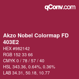 Farbcode: Akzo Nobel Colormap FD - 403E2 | qconv.com