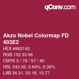 Farbcode: Akzo Nobel Colormap FD - 403E2 | qconv.com