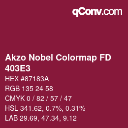 Farbcode: Akzo Nobel Colormap FD - 403E3 | qconv.com