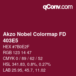 Code couleur: Akzo Nobel Colormap FD - 403E5 | qconv.com