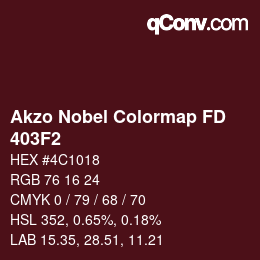 カラーコード: Akzo Nobel Colormap FD - 403F2 | qconv.com