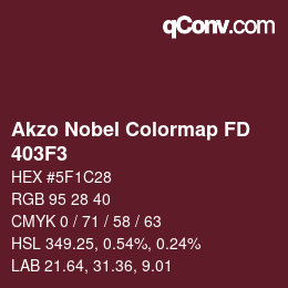 Código de color: Akzo Nobel Colormap FD - 403F3 | qconv.com