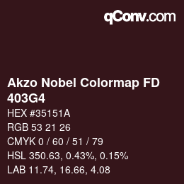 カラーコード: Akzo Nobel Colormap FD - 403G4 | qconv.com