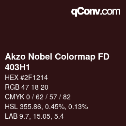 Farbcode: Akzo Nobel Colormap FD - 403H1 | qconv.com