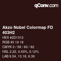 Farbcode: Akzo Nobel Colormap FD - 403H2 | qconv.com